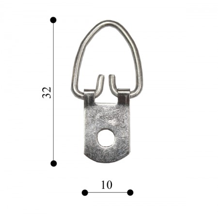 1 Hole Ring Hangers 10х32 TS-K024 (500 pcs)