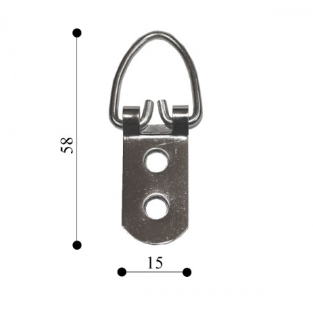 2 Hole Ring Hangers 15х58 TS-K009 (200 pcs)