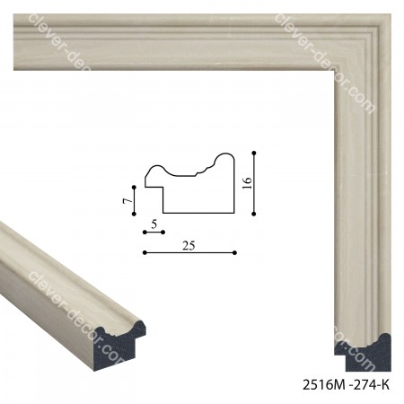 2516M-274-K Moulding
